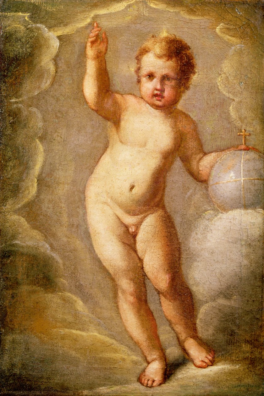 Kristus-lapsi, Maan Vapahtaja, n. 1565 tekijältä El Greco