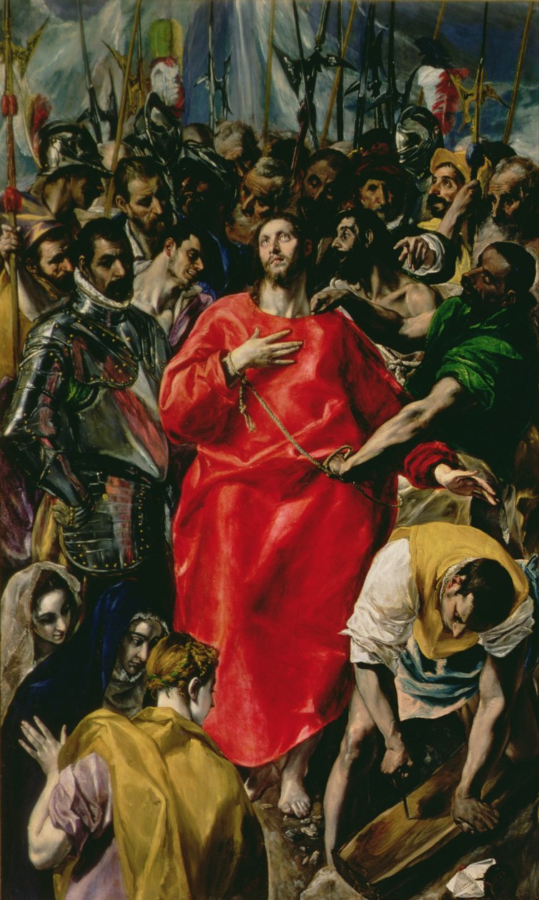 Kristuksen riisuminen, 1577-79 tekijältä El Greco