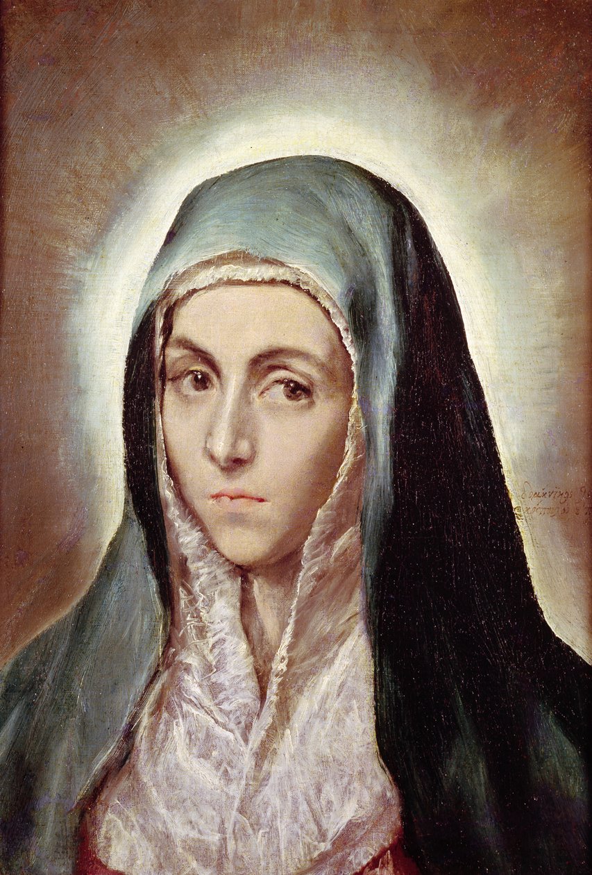 Neitsyt Maria, 1595-1600 tekijältä El Greco