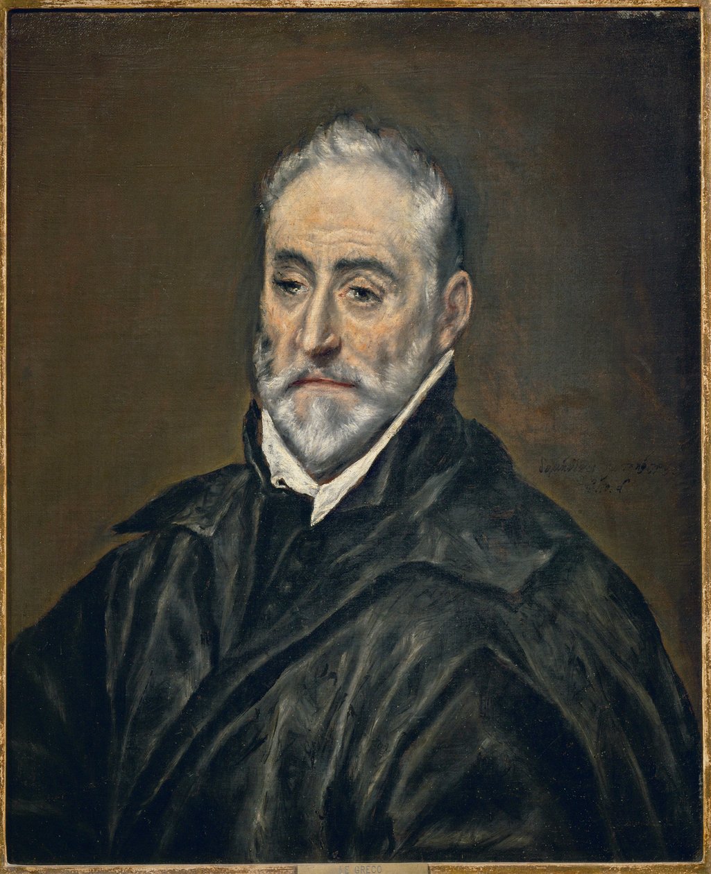 Antonio de Covarrubias y Leiva, teologi, Toledon katedraalin kanonisti ... tekijältä El (1541 1614) Greco