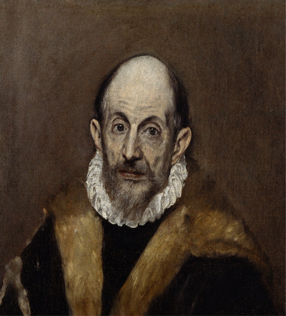 Vanhan miehen muotokuva, n. 1590–1600 (öljy kankaalle) tekijältä El Greco