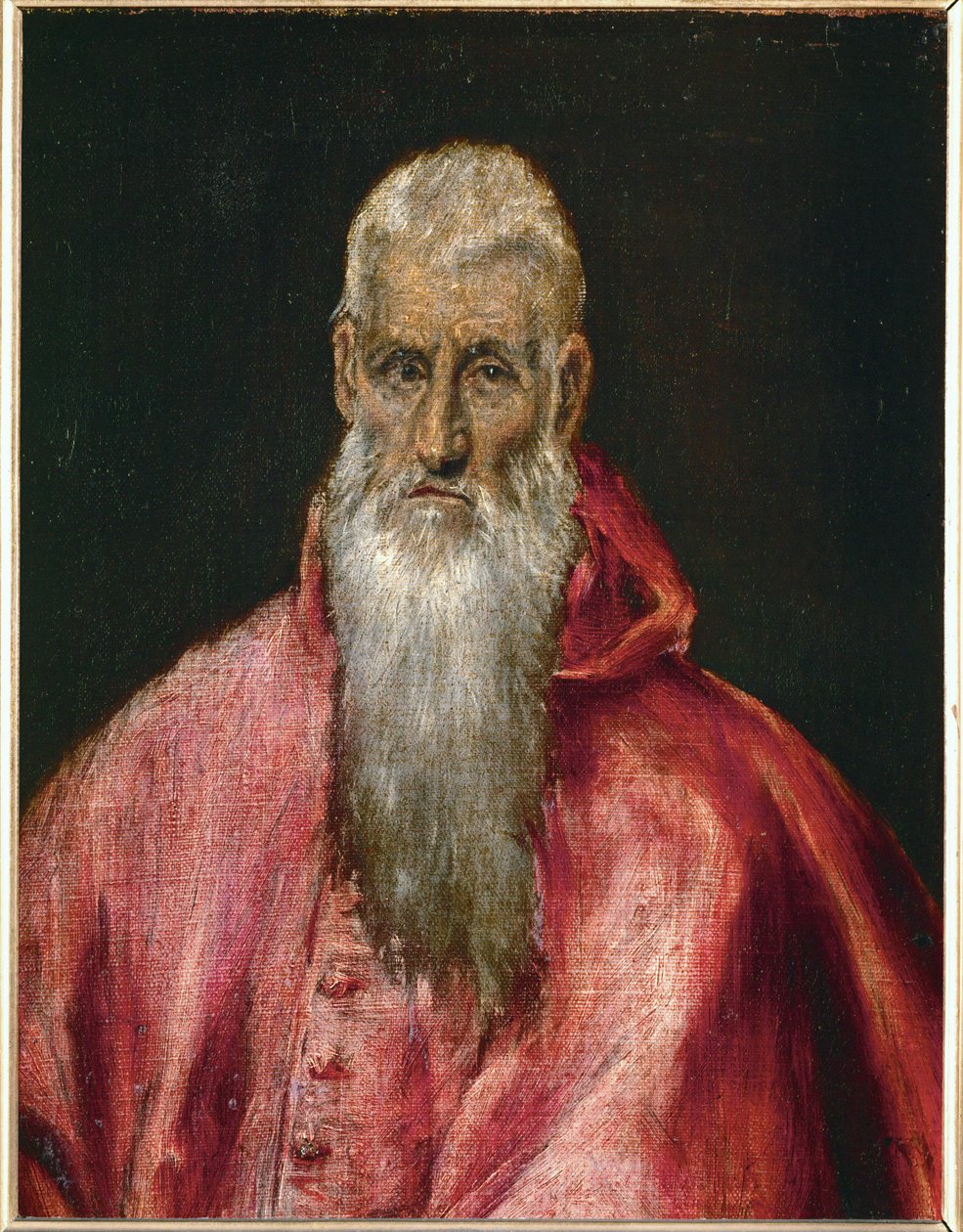 Pyhä Hieronymus kardinaalina (maalaus) tekijältä El (1541-1614) Greco