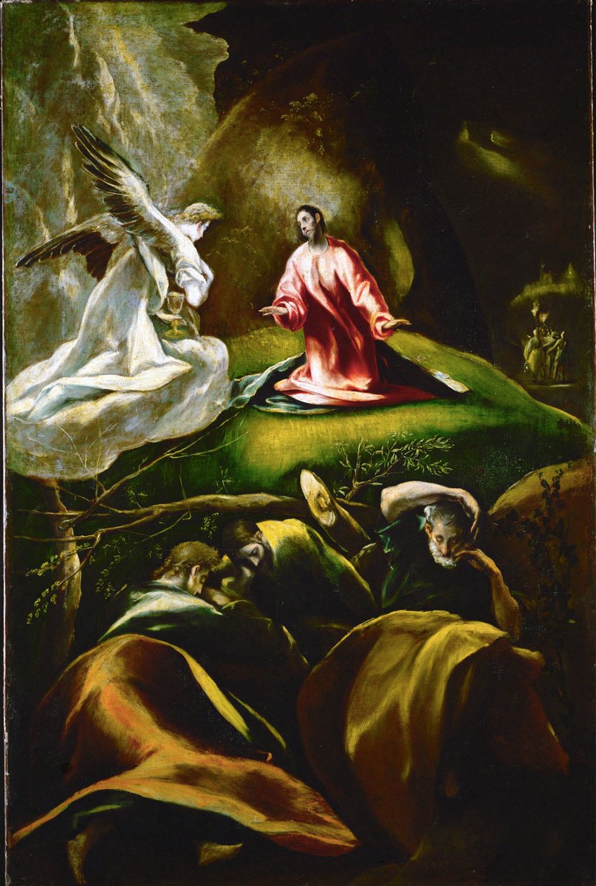 Agonia puutarhassa (maalaus kankaalle) tekijältä El (1541-1614) Greco