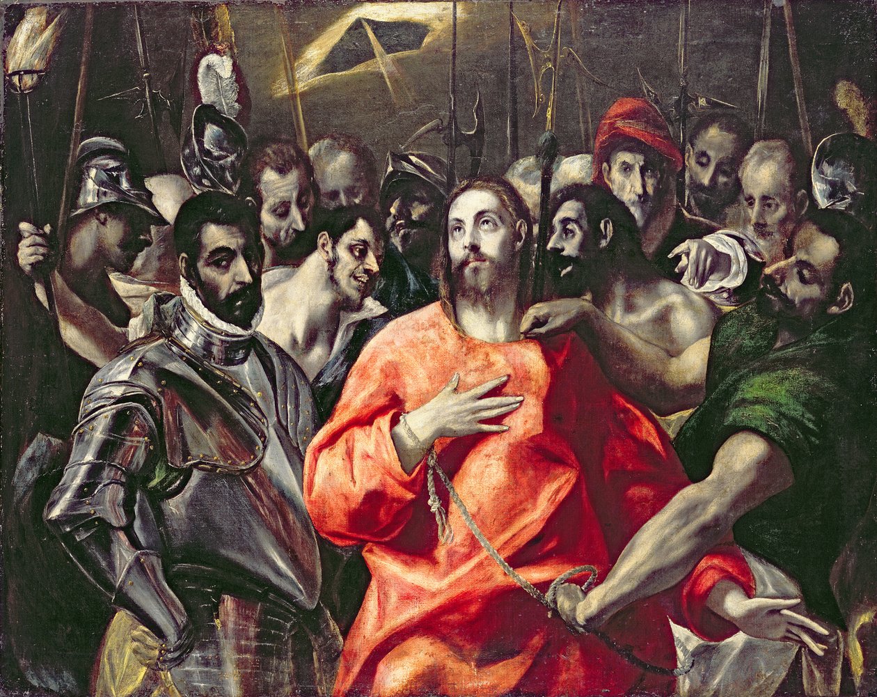 Kristuksen riisuutuminen (öljy kankaalle) tekijältä El (1541 1614) Greco
