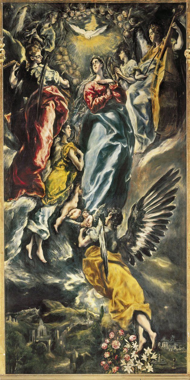 Neitsyt tahrattoman sikiämisen tekijältä El (1541 1614) Greco