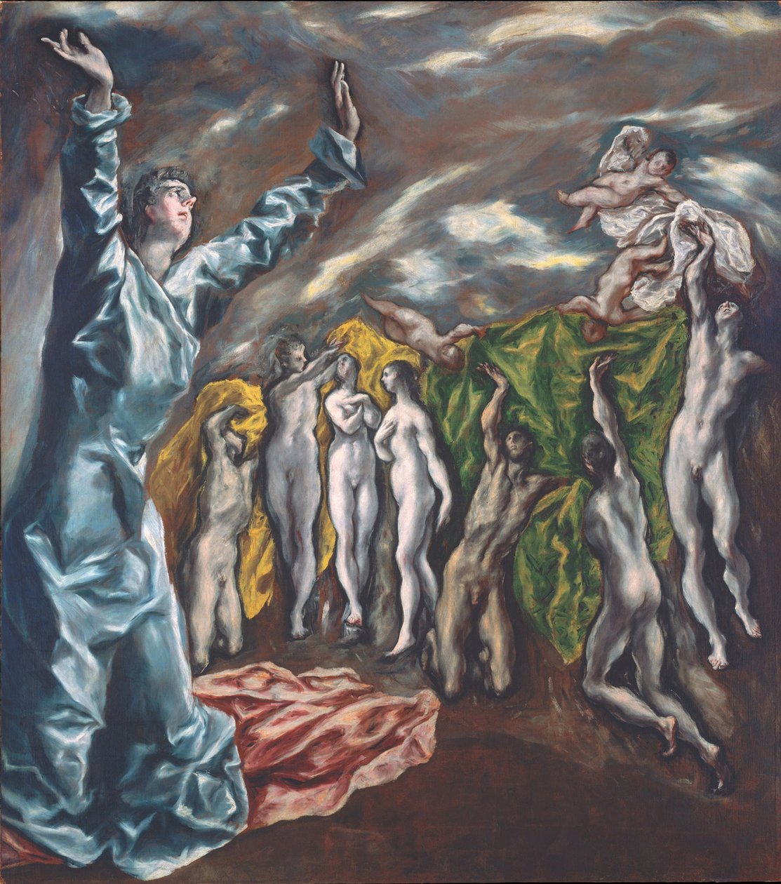 Pyhän Johanneksen visio, n. 1609-1614 (öljy kankaalle) tekijältä El Greco