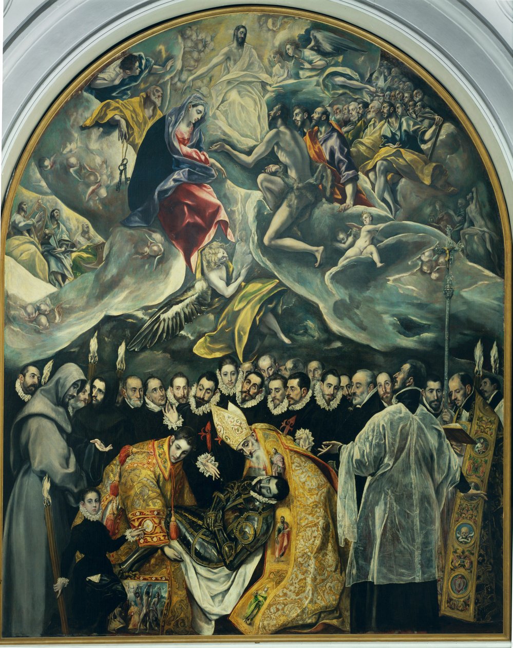 Orgazin kreivin hautaaminen tekijältä El (1541-1614) Greco