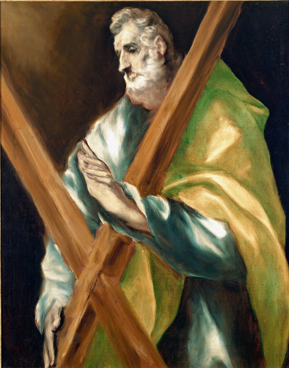 Apotre Saint Andre. Domenikos Theotokopoulos dit El Grecon maalaus (1540-1614) tekijältä El Greco