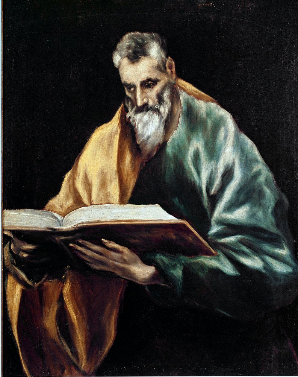Apotre Saint Simon. Domenikos Theotokopoulos dit El Grecon maalaus (1540-1614) tekijältä El Greco