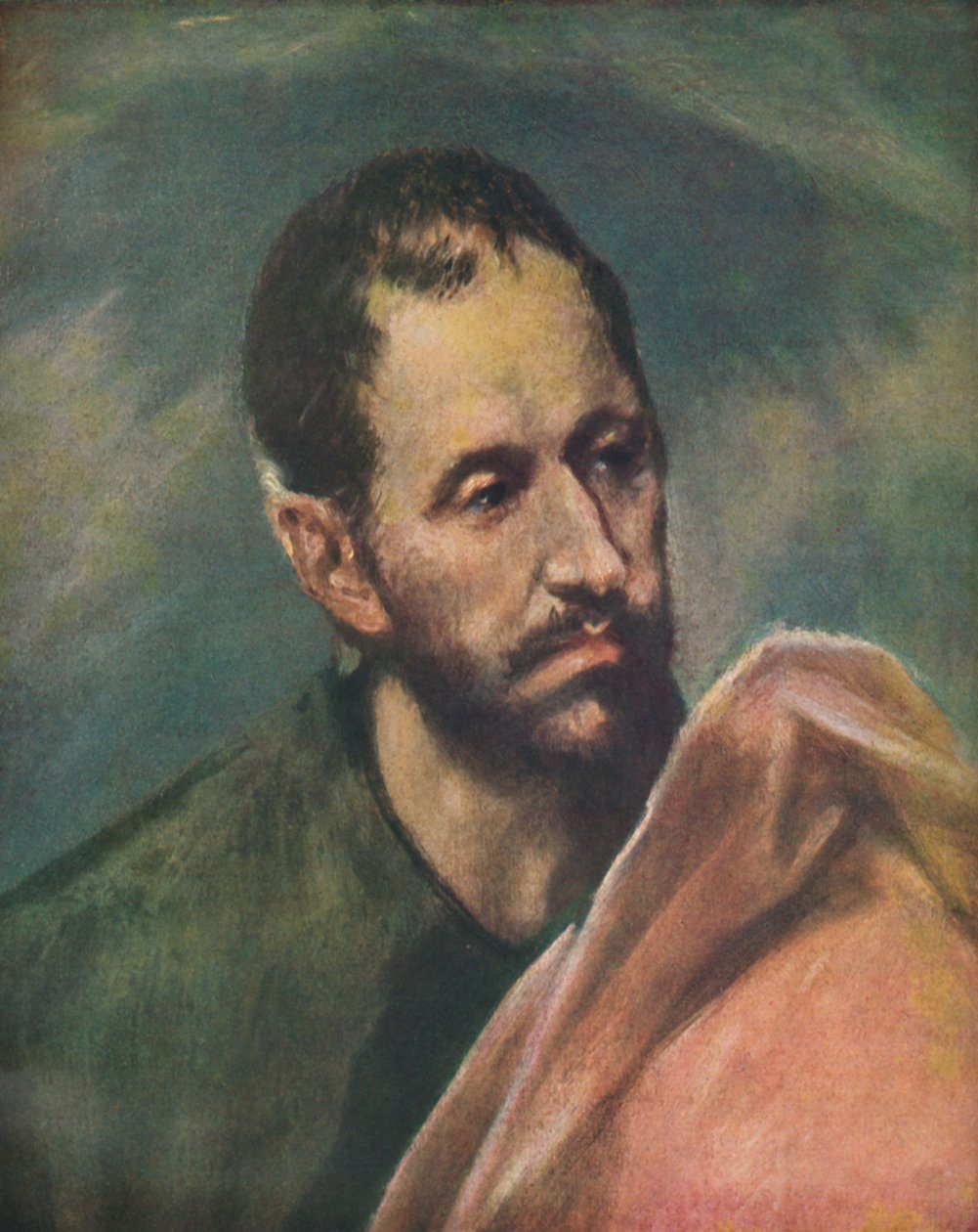 Als Apostel Jacobus Minor, Pyhä Jaakob nuorempi, c1600, 1938 tekijältä El Greco