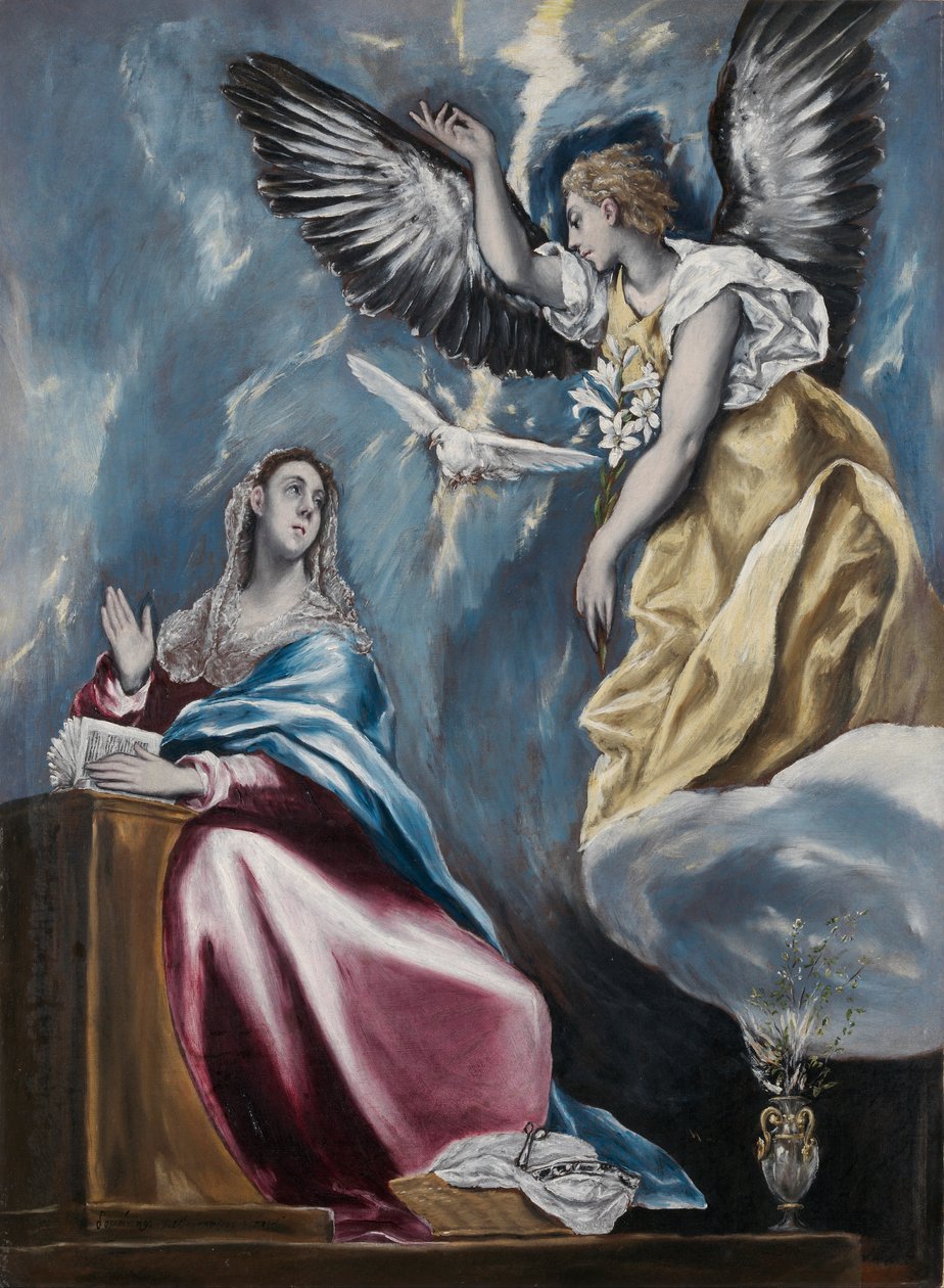 Annunciation tekijältä El Greco