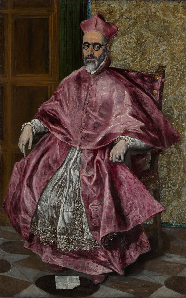 Kardinaali Fernando Nino de Guevara 1541-1609, n. 1600. tekijältä El Greco