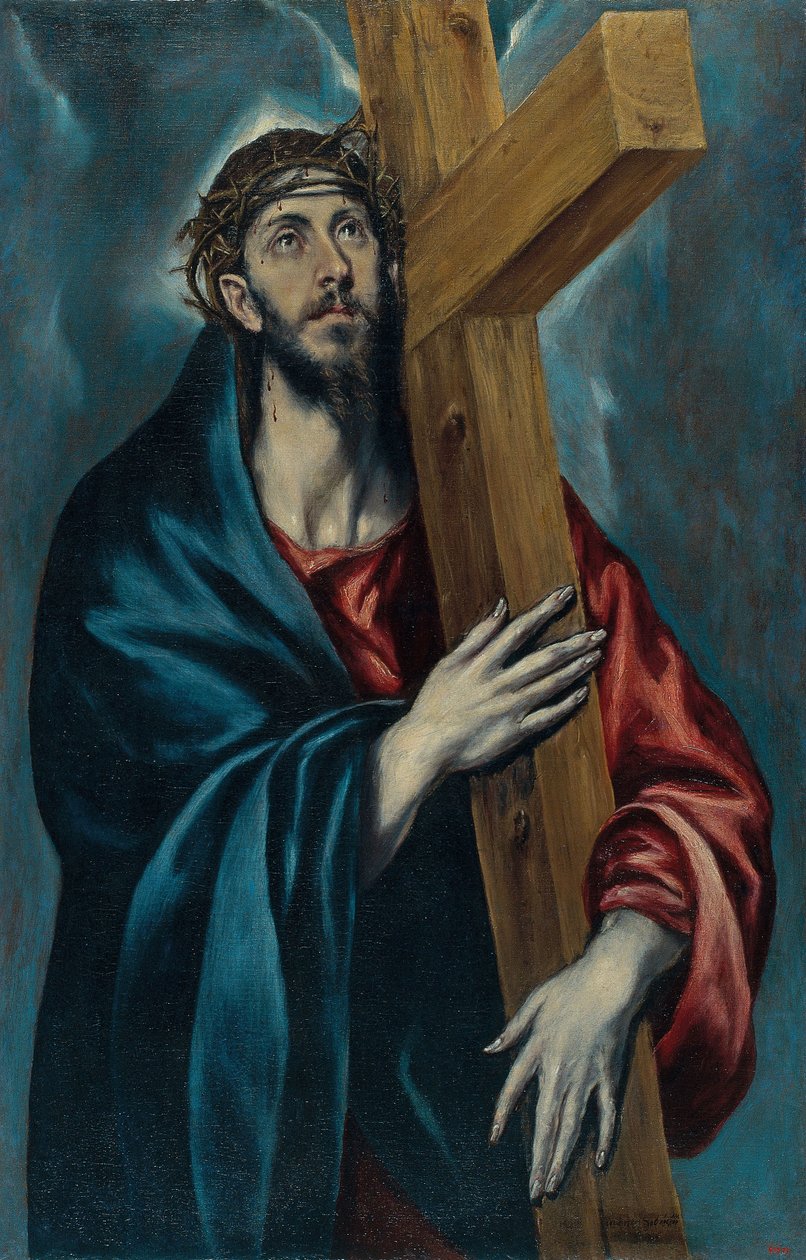 Kristus kantaa ristiä tekijältä El Greco