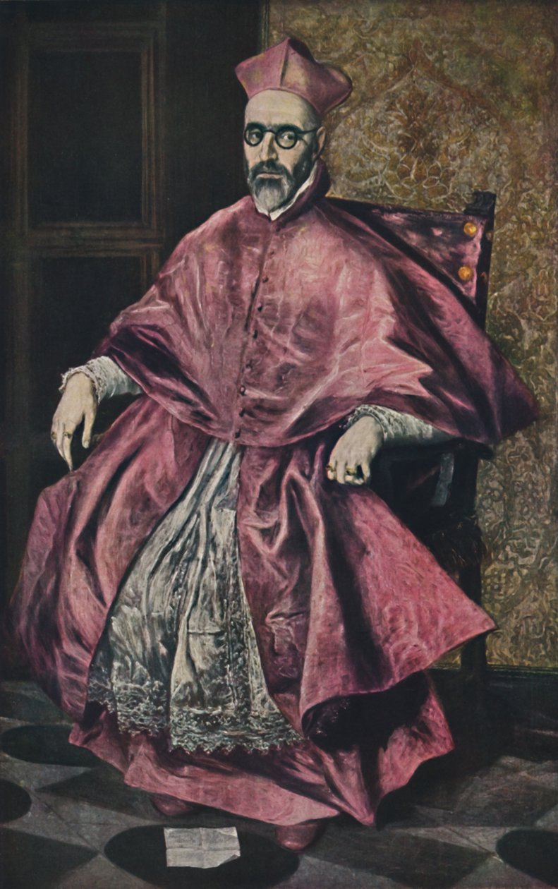 Don Fernando Nino De Guevara, Kardinaali Nino de Guevaran muotokuva, 1598, 1938 tekijältä El Greco