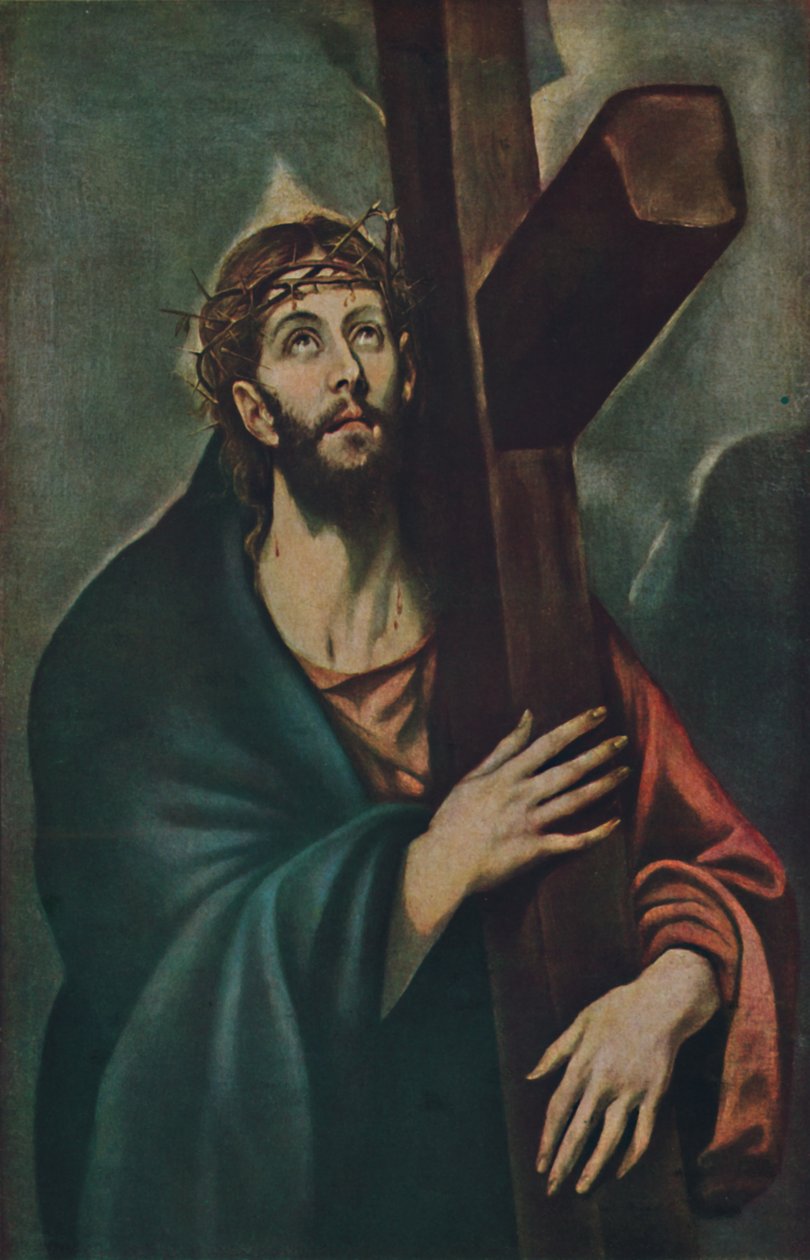 Kristus kantaa ristiä, Kristus kantaa ristiä, c1577-1587, 1938 tekijältä El Greco