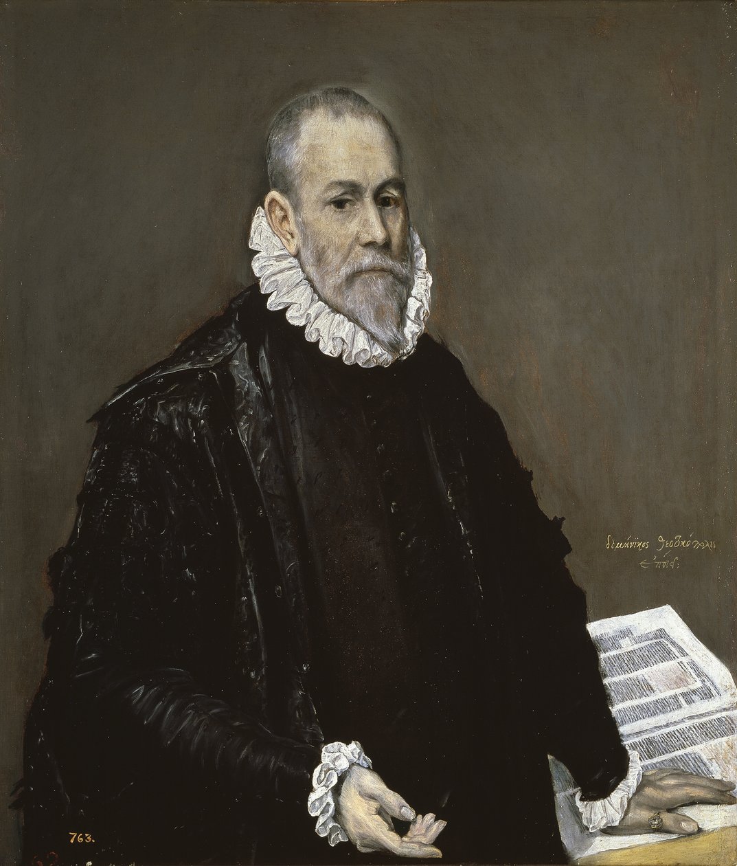 Lääkärin muotokuva, 1582-1585 tekijältä El Greco