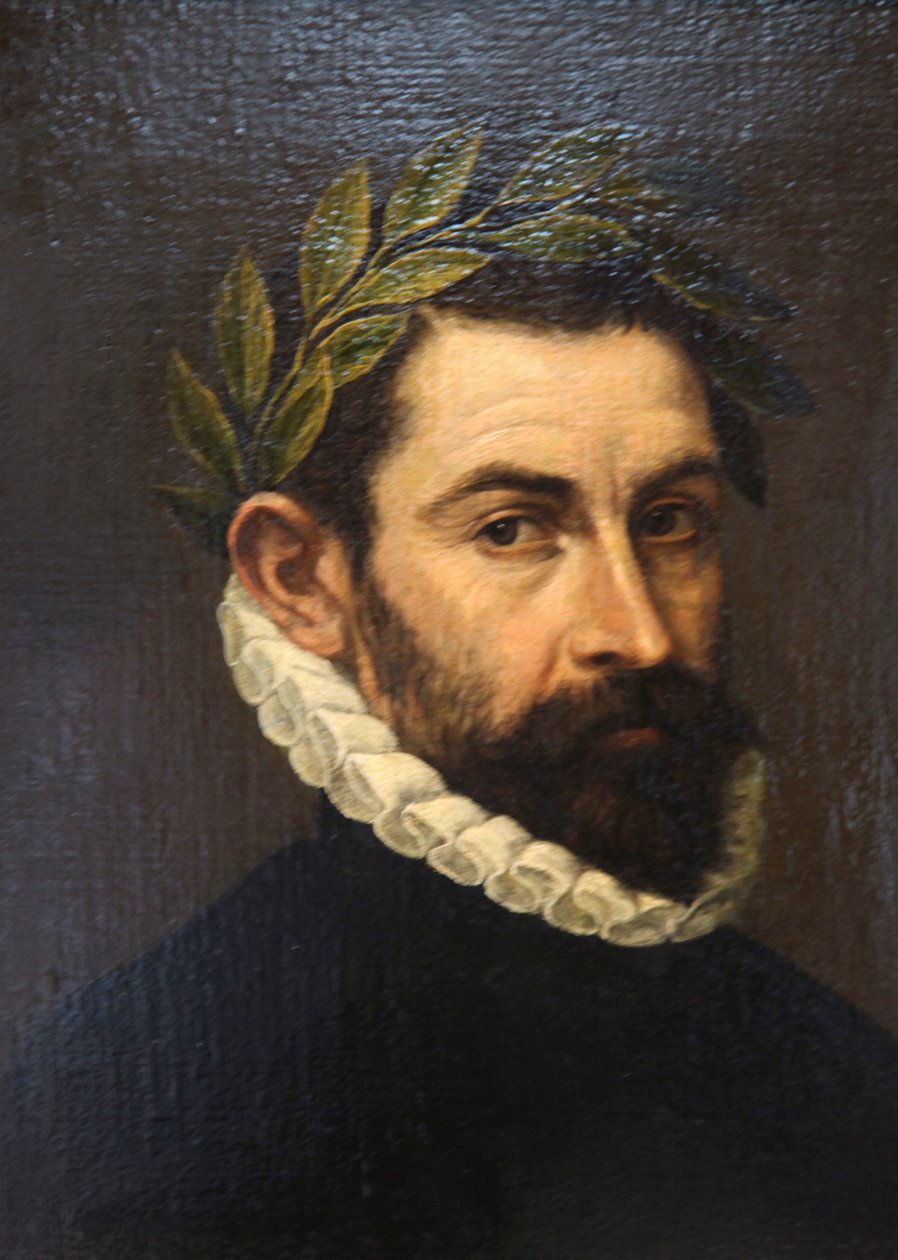 "Alonso Ercillan y Zunigan runoilijan muotokuva", c1576-c1578 tekijältä El Greco