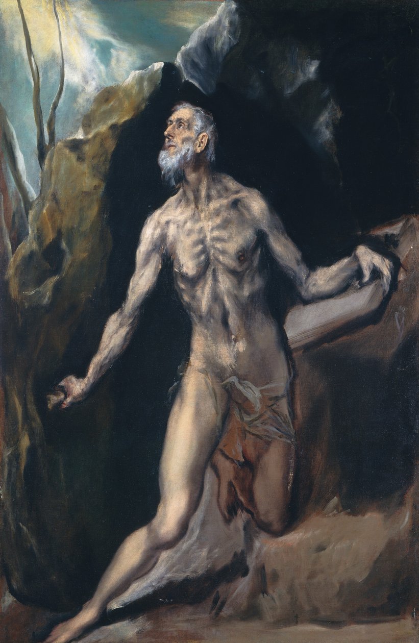 Pyhä Jerome tekijältä El Greco