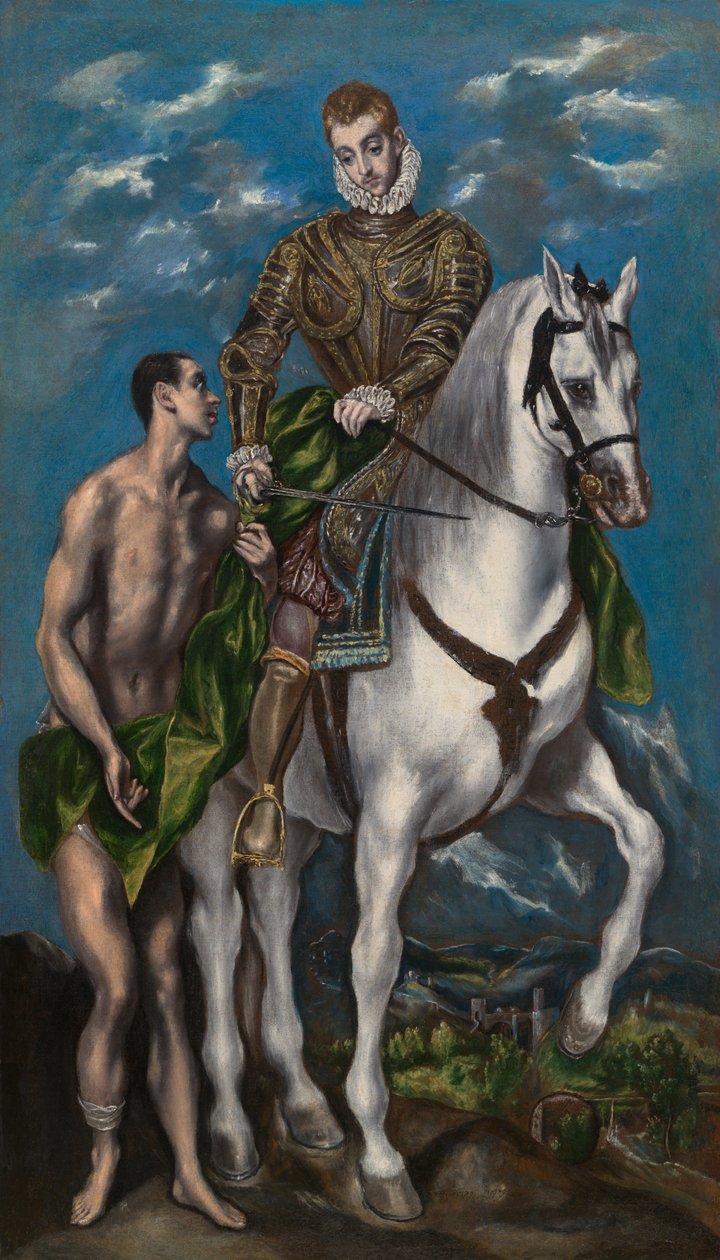 Sankt Martin und der Bettler tekijältä El Greco