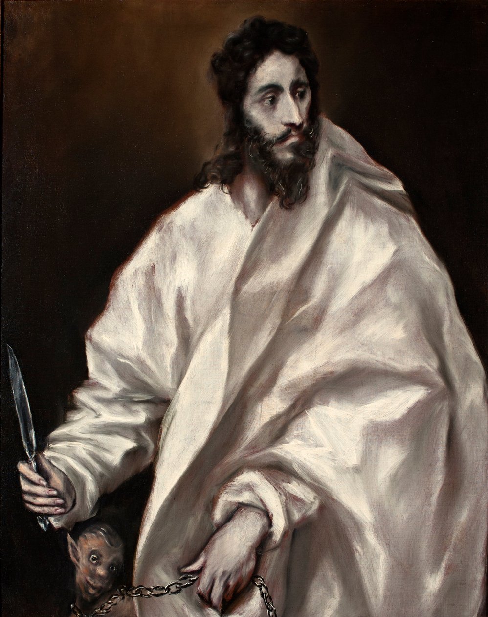 espanja: San Bartolomé Apóstol Bartolomeus apostoli. tekijältä El Greco