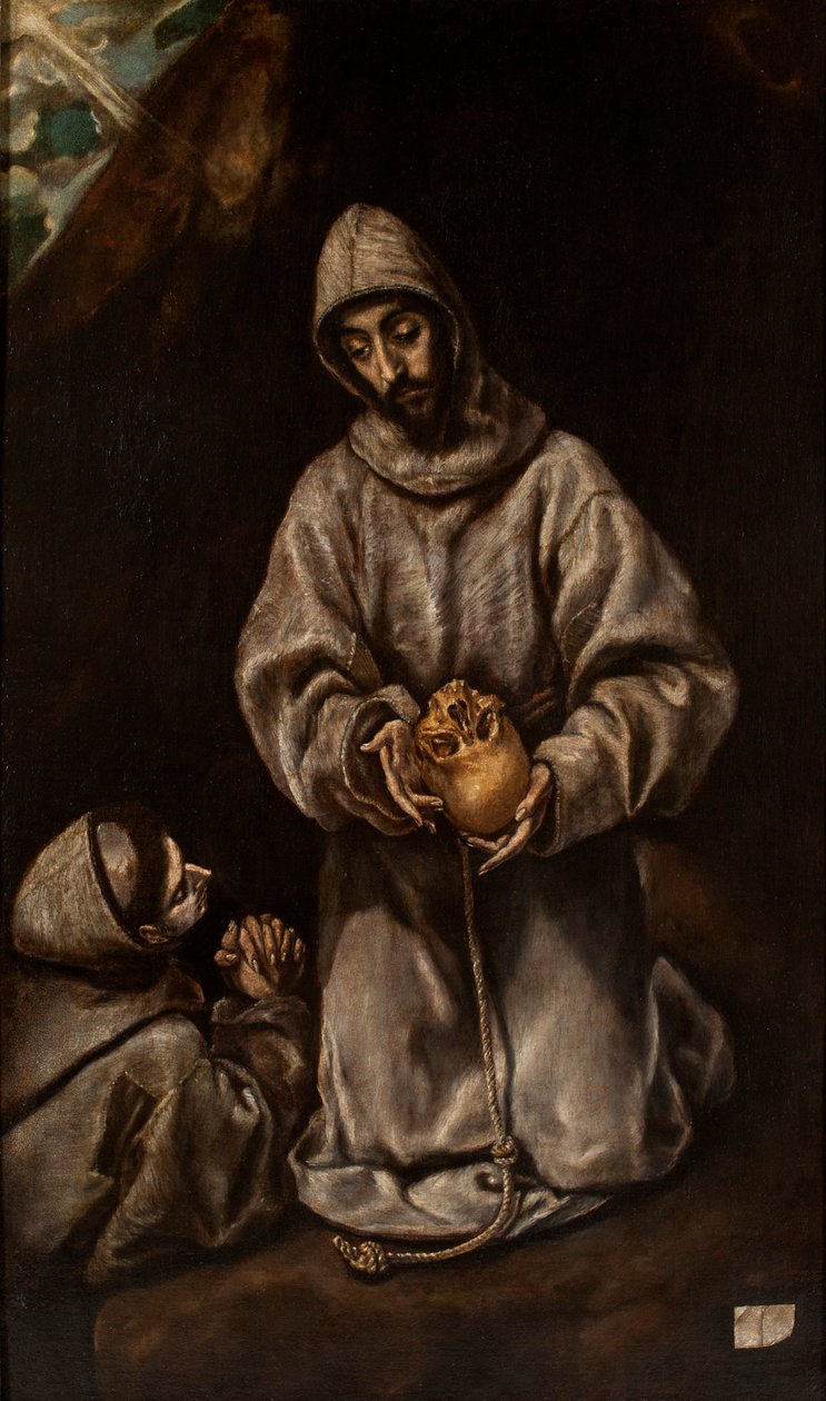 Pyhä Franciscus ja veli Rufus tekijältä El Greco
