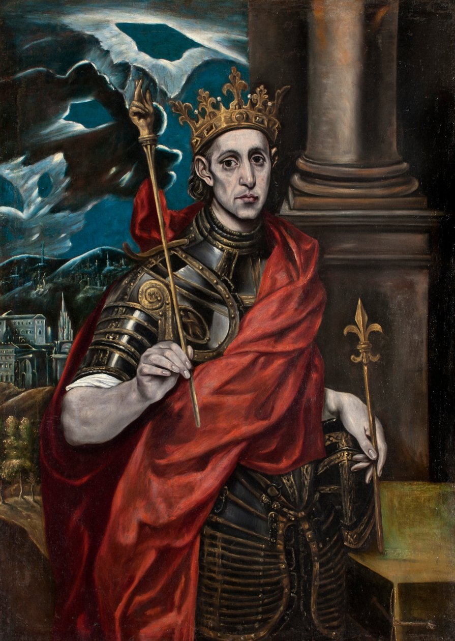 Pyhä Ludvig, Ranskan kuningas tekijältä El Greco