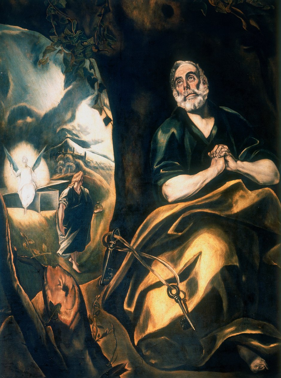 St Peters Tears, c1561-1614 tekijältä El Greco