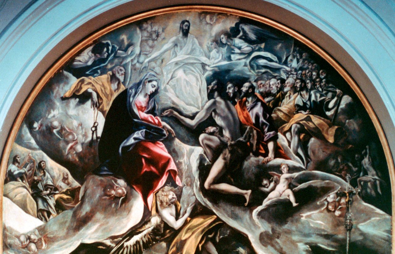Kreivi Orgazin hautaaminen, 1586-1588 tekijältä El Greco