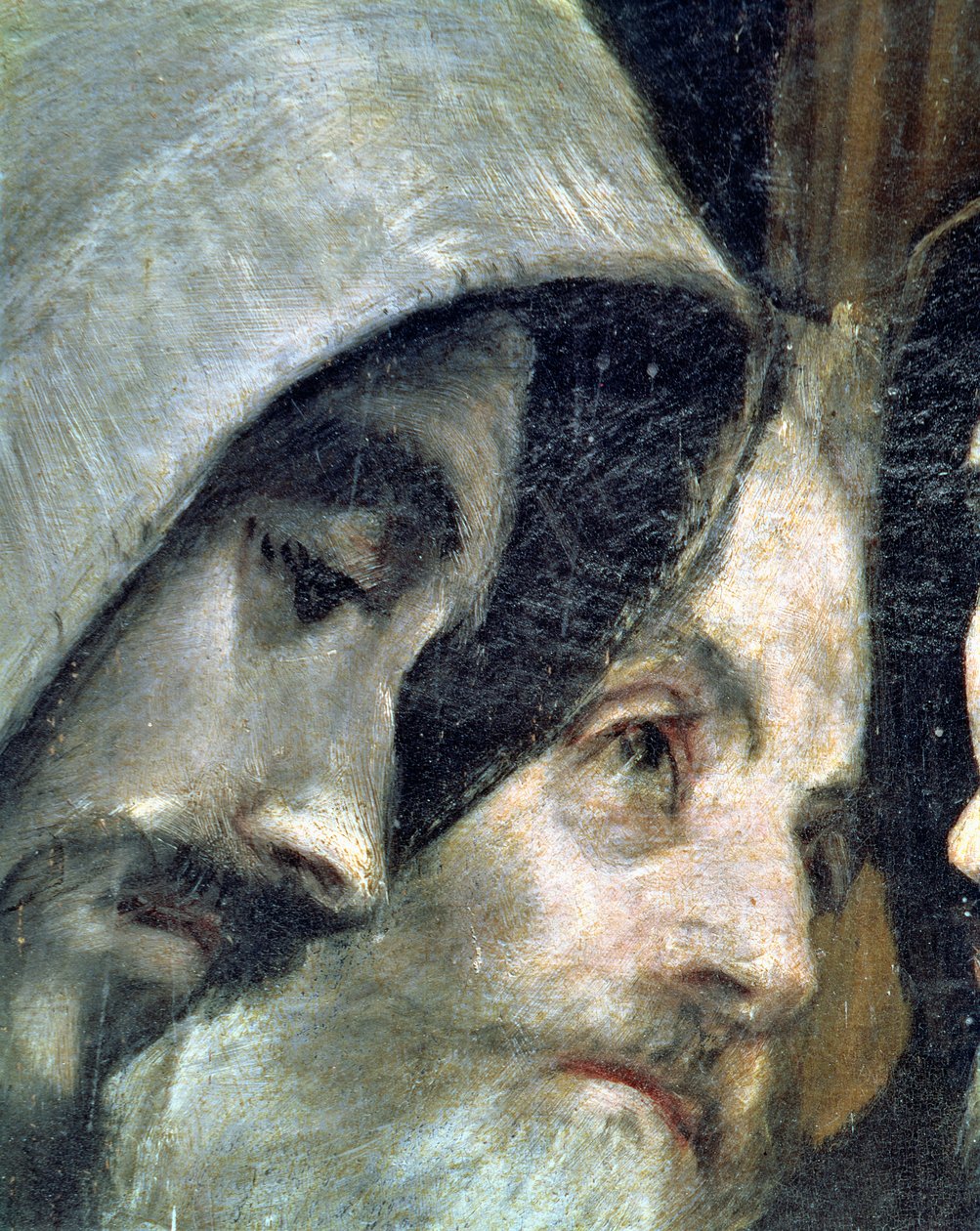 Kreivi Orgazin hautaaminen, legendasta vuodelta 1323, fransiskaanien yksityiskohta, 1586-88 öljy kankaalle yksityiskohta 44240 tekijältä El Greco