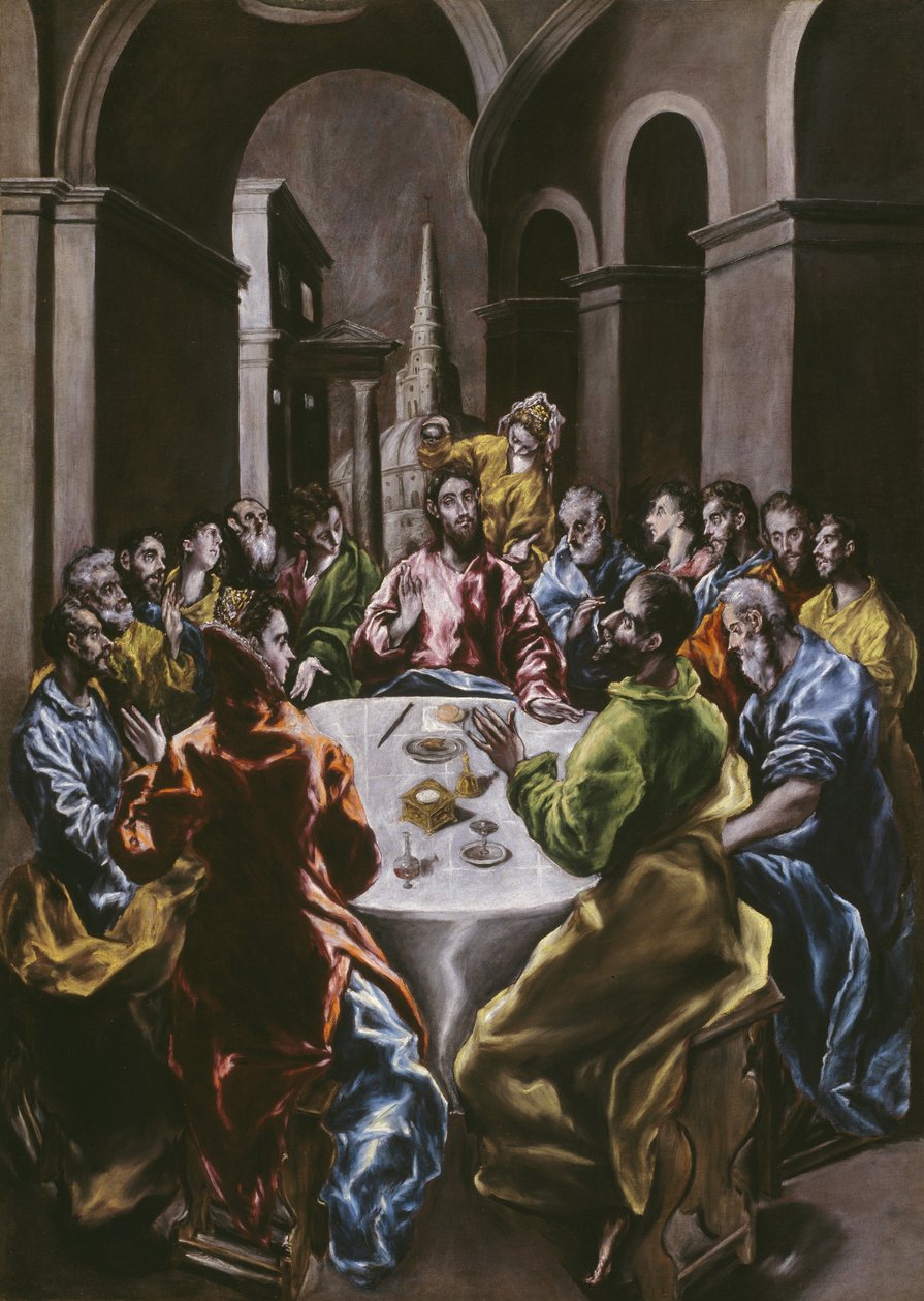 Juhla Simonin talossa, 1608-14 tekijältä El Greco