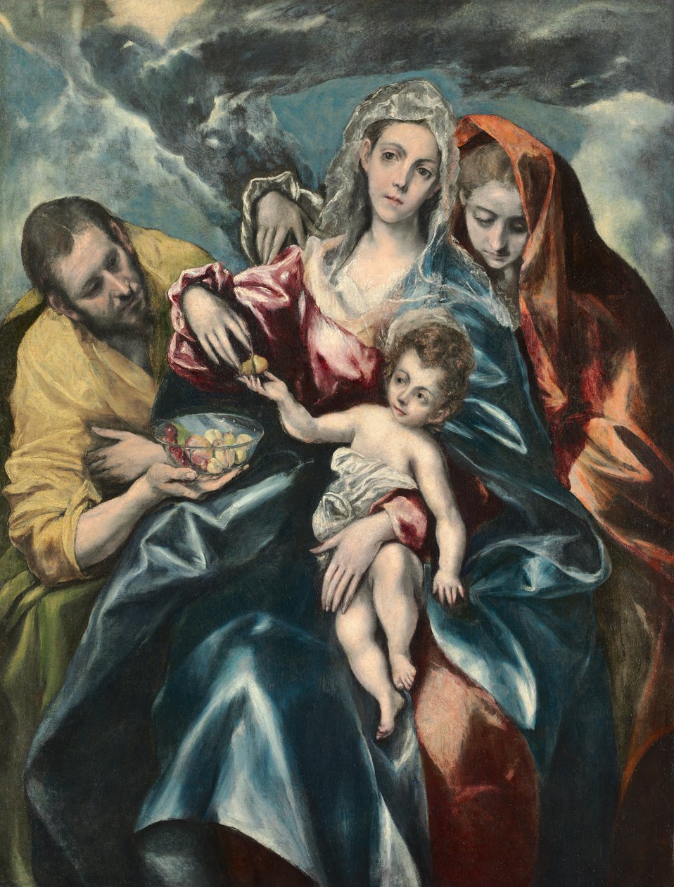 Pyhä perhe Maria Magdalenan kanssa tekijältä El Greco