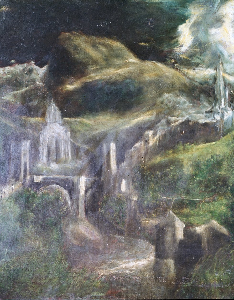 Toledon tahraton sikiäminen 1607-13 öljy kankaalle katso 90015 tekijältä El Greco