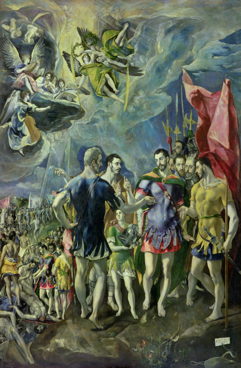 Pyhän Mauriuksen marttyyrikuolema, 1580–1583 (katso lisätietoja kohdasta 62092) tekijältä El Greco