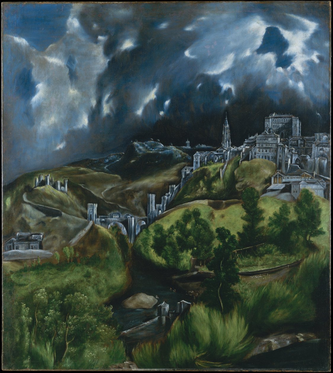 Näkymä Toledoon tekijältä El Greco