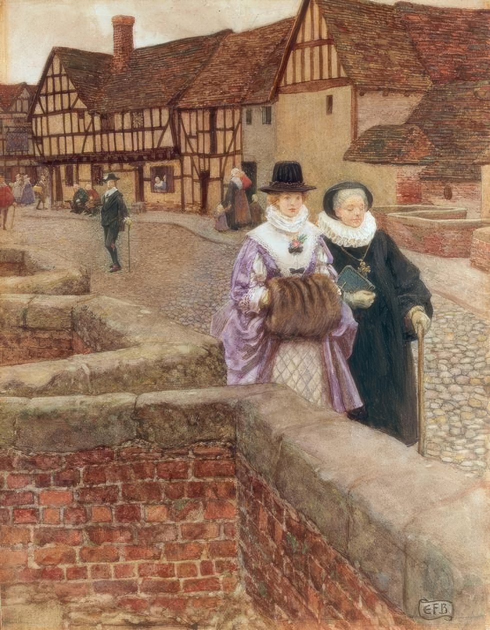 Näin vain hänen kulkevan ohi / Ja silti rakastan häntä kunnes kuolen tekijältä Eleanor Fortescue Brickdale