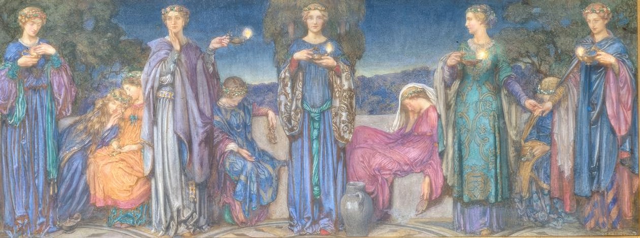 Viisaat ja tyhmät neitsyet tekijältä Eleanor Fortescue Brickdale