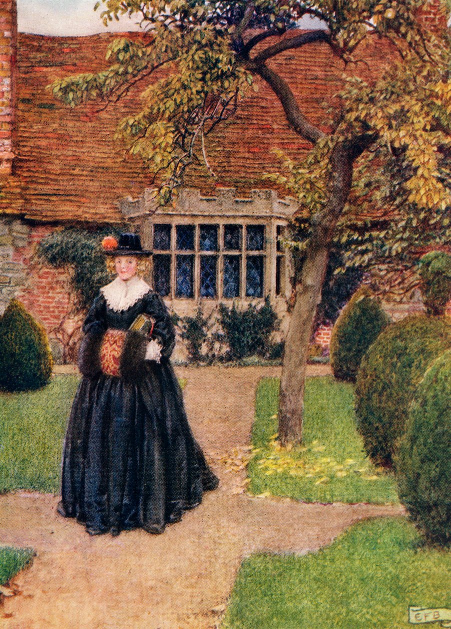 Kuvitus Herrickin runoon The Poetry of Dress kirjasta "Palgrave