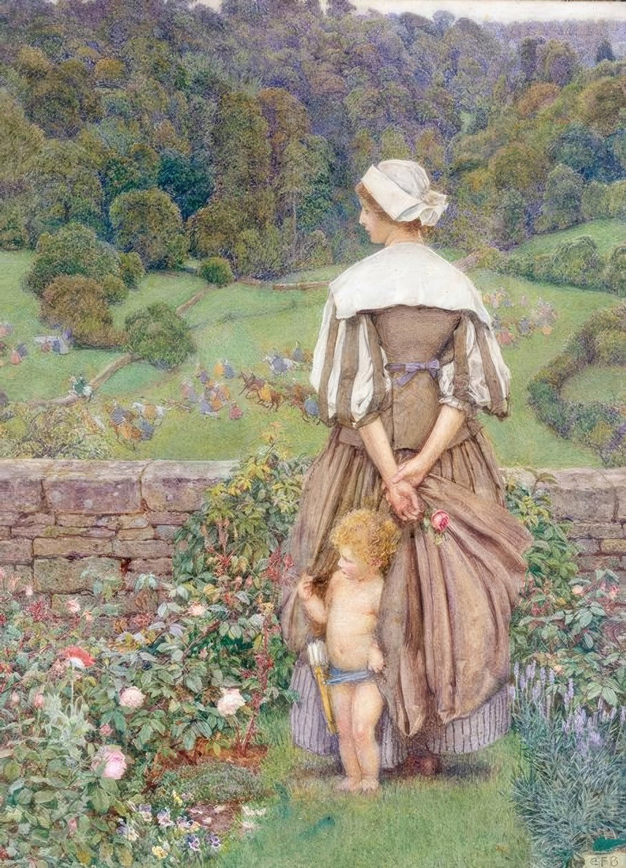 Sävy ja itku Cupidin jälkeen tekijältä Eleanor Fortescue Brickdale