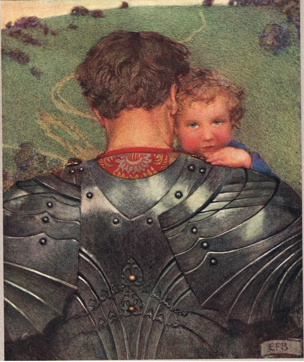 Sweet Lullaby, kuvitus teoksesta "The Book of Old English Songs and Ballads" tekijältä Eleanor Fortescue Brickdale