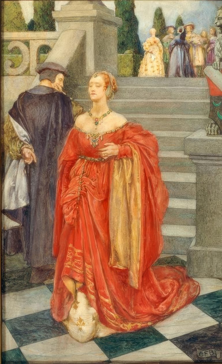 Mutta kun sydän kärsii iskun, meneekö kipu niin pian, tekijältä Eleanor Fortescue Brickdale