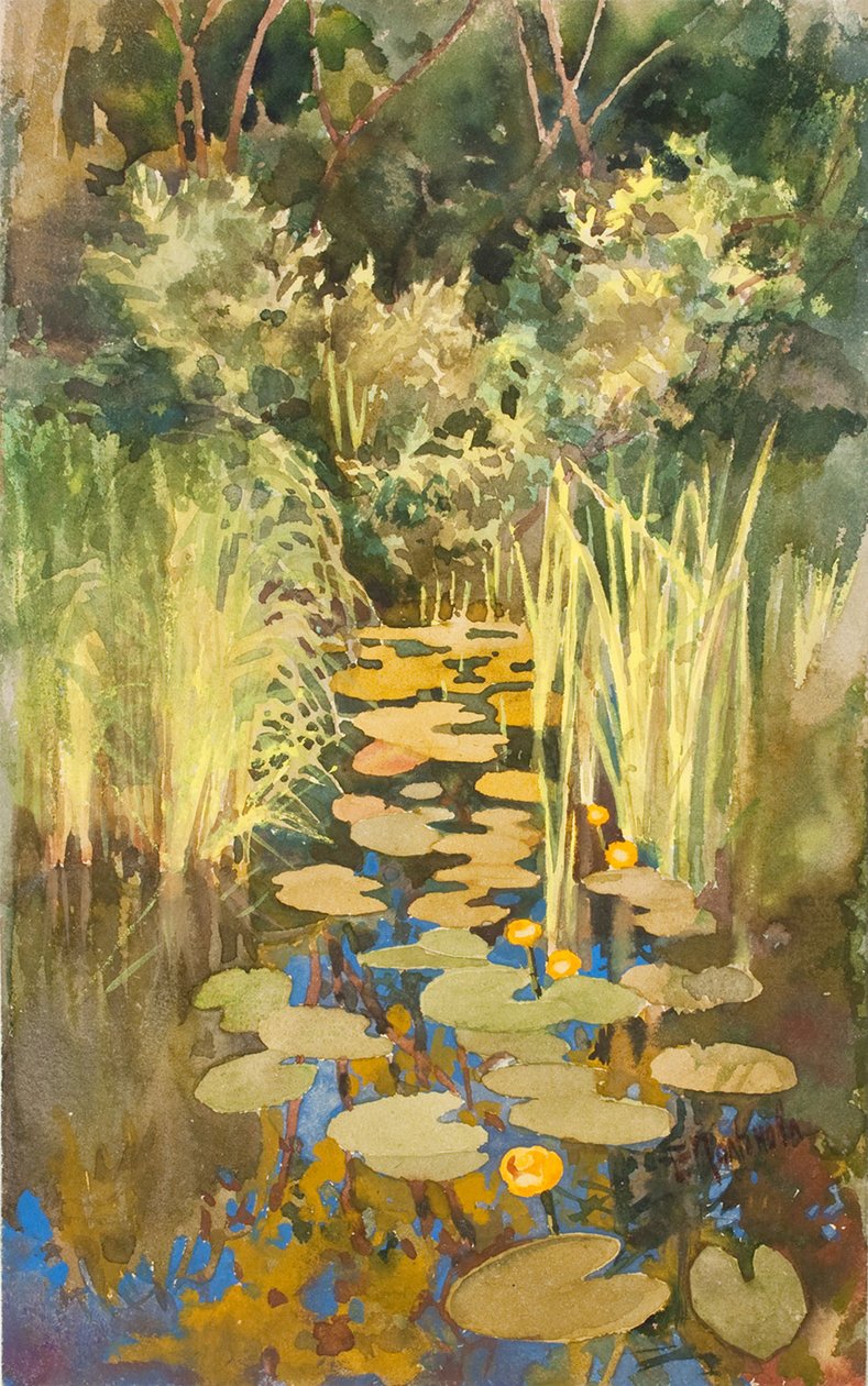 Suvanto Abramtsevossa, n. 1888 tekijältä Elena Dmitryevna Polenova