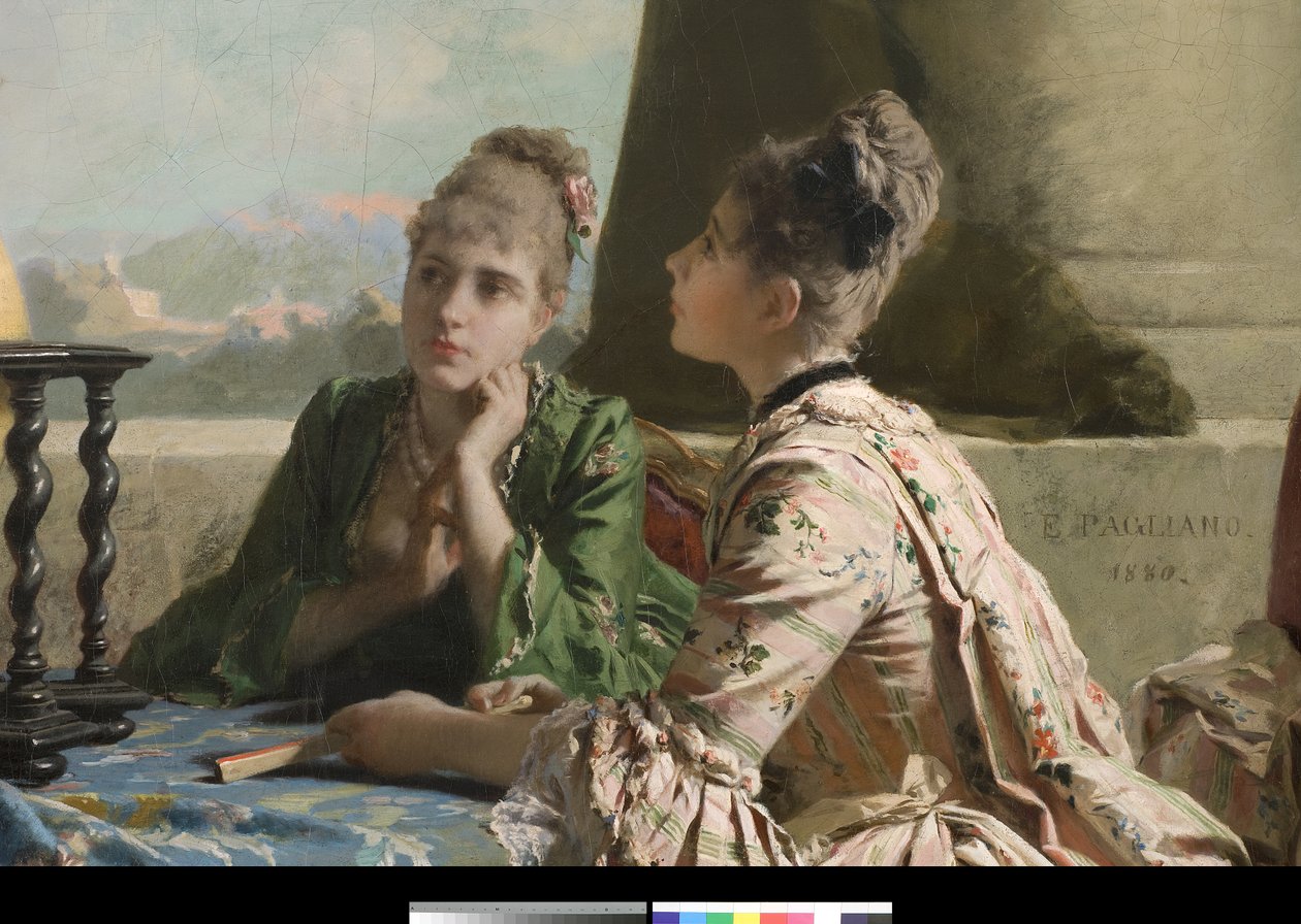 Maantiedon oppitunti, 1880 tekijältä Eleuterio Pagliano