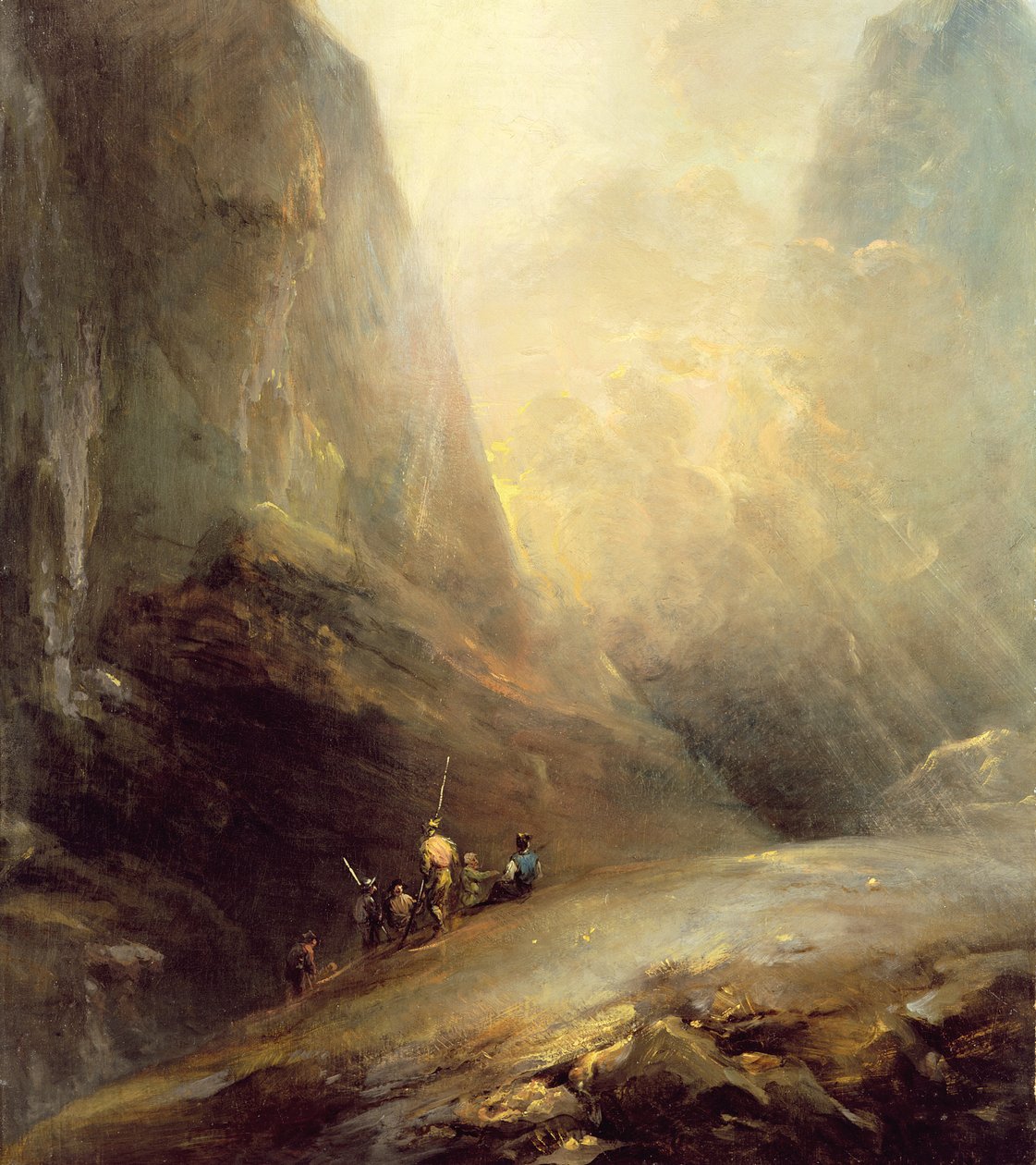 Vuoristomaisema Banditin kanssa, n. 1780 tekijältä Elias Martin