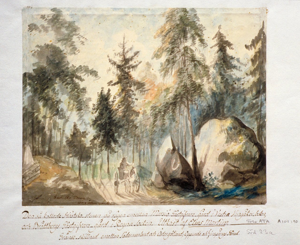 "Hevosenkengän kivi", Finspång, Östergötland, Ruotsi (25780761224) tekijältä Elias Martin