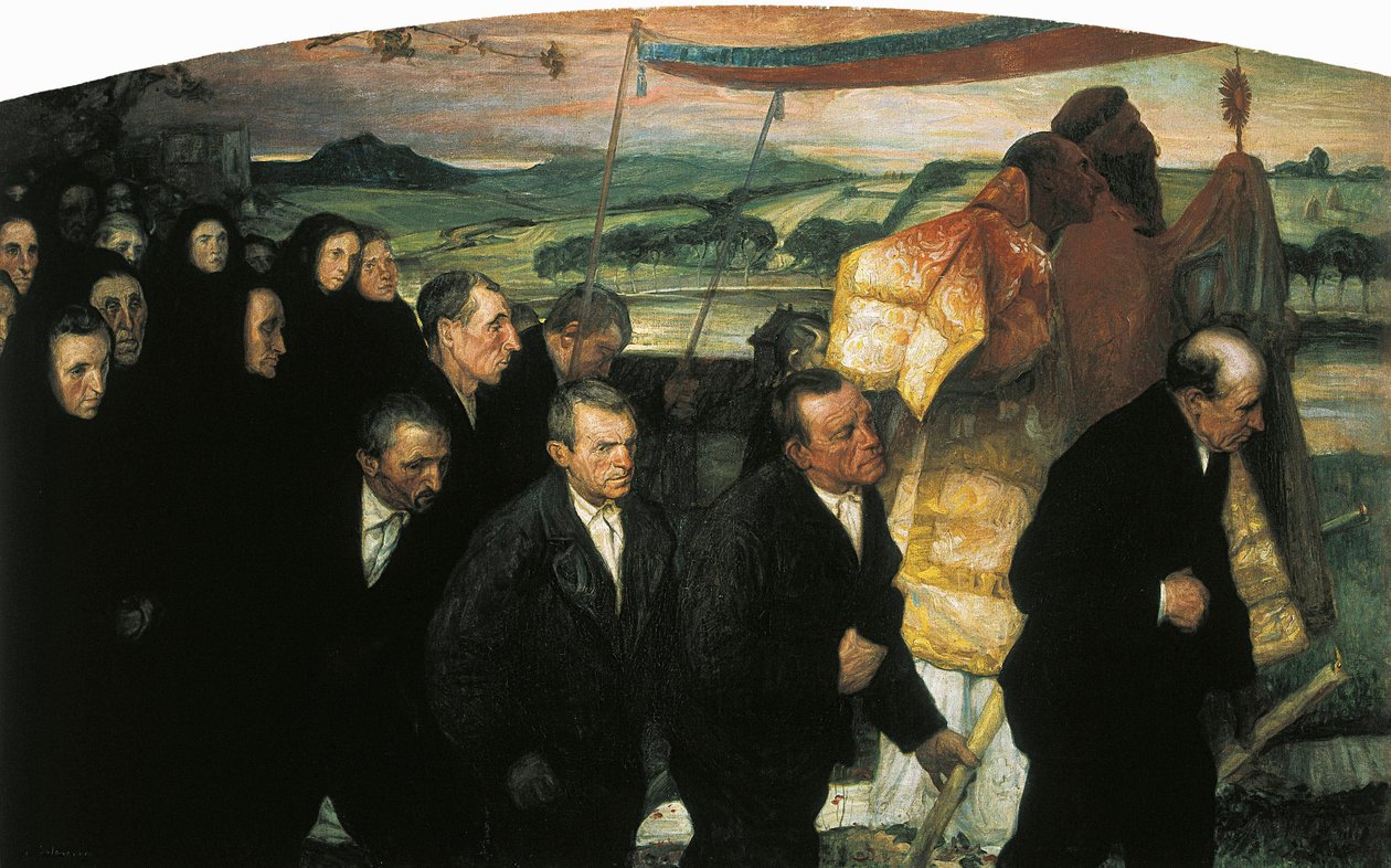 Korpuksen kulkue Lezossa tekijältä Elias Salaverria Inchaurrandieta