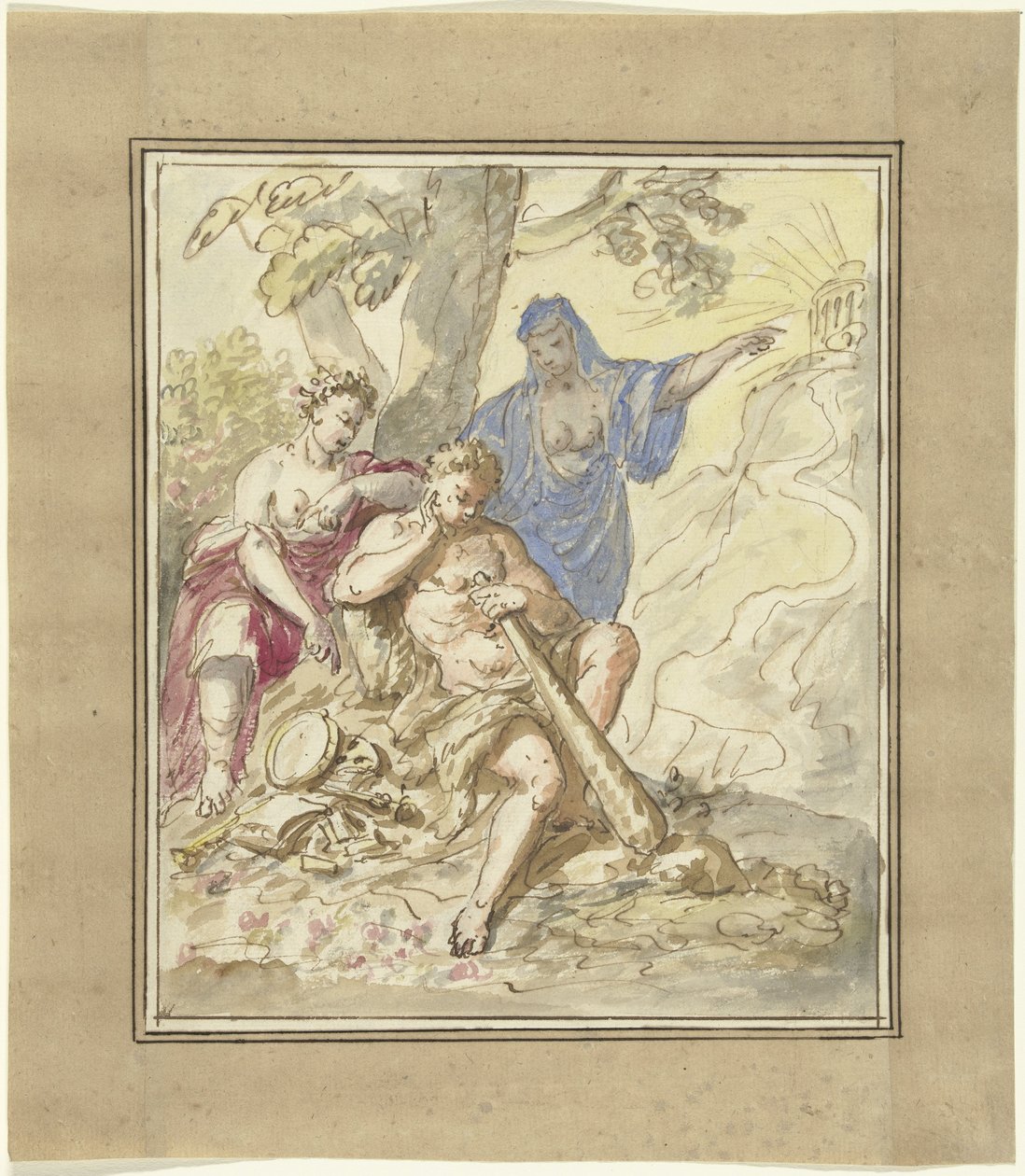 Hercules risteyksessä tekijältä Elias van Nijmegen