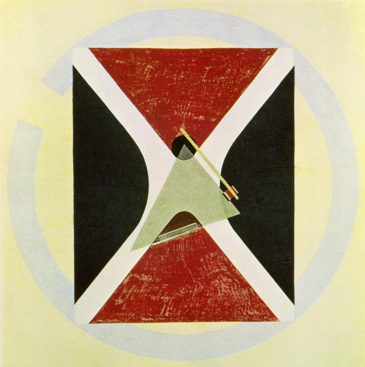 Proun 43, 1924 tekijältä Eliezer Markowich Lissitzky