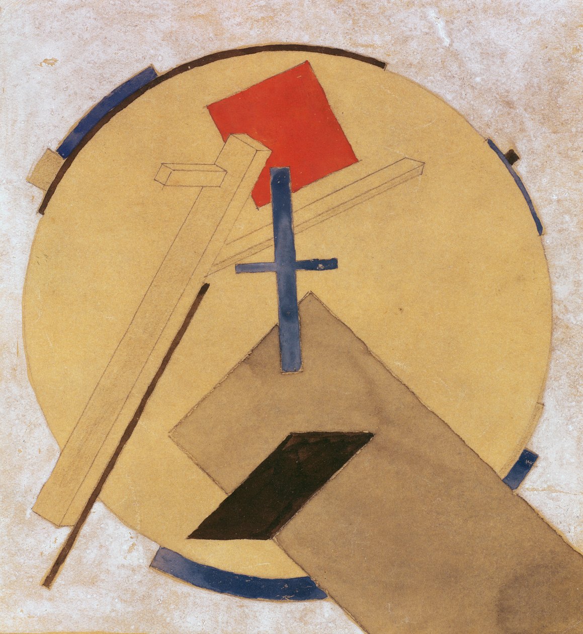 Nimetön Proun Study, n. 1919-20 tekijältä Eliezer Markowich Lissitzky