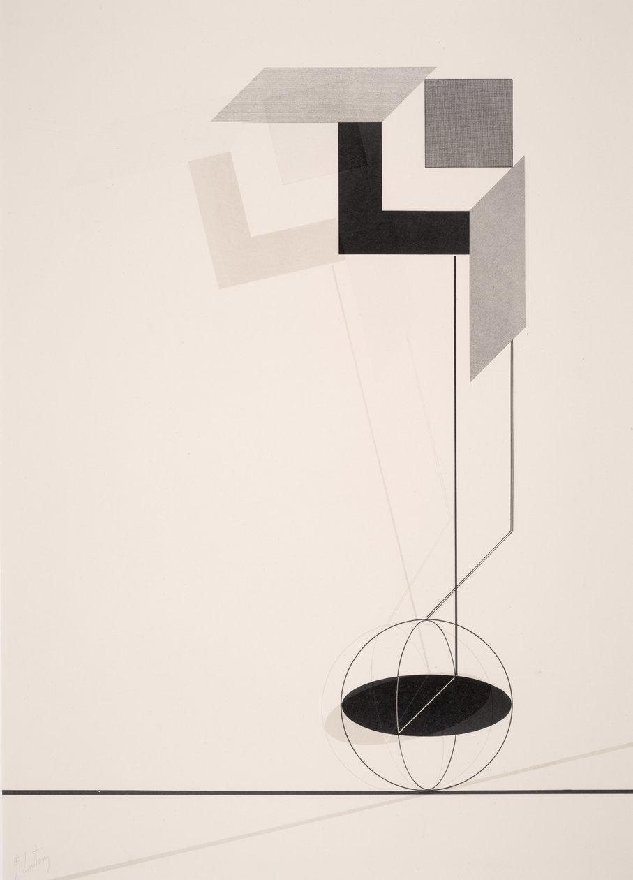 Nimetön, 1923 tekijältä Eliezer Markowich Lissitzky