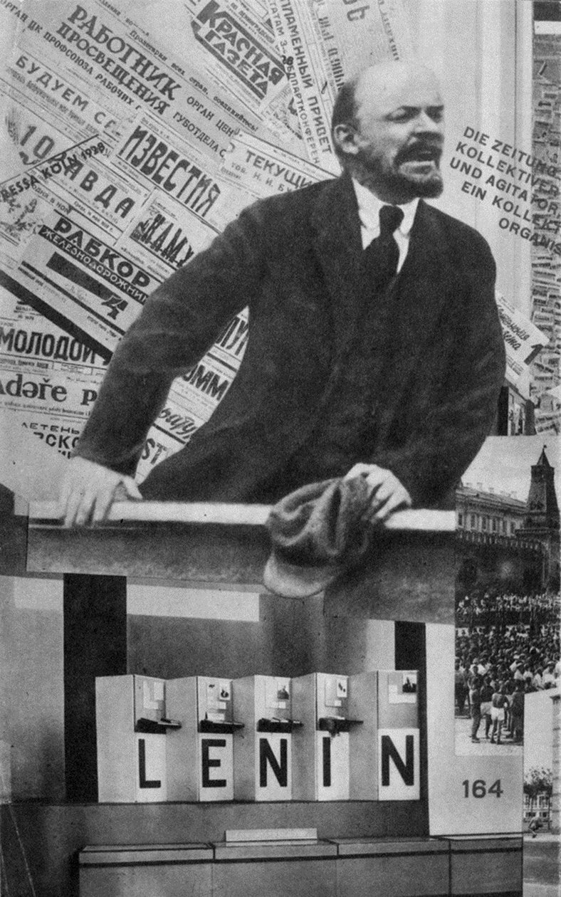 Neuvostoliiton paviljongin kansainvälisen lehdistönäyttelyn katalogin kansi, Köln, 1928 tekijältä Eliezer Markowich Lissitzky